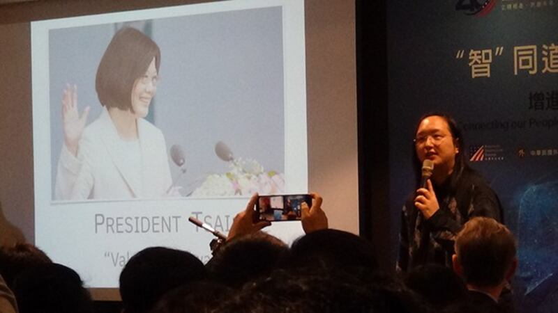 行政院政务委员唐凤（记者夏小华摄）