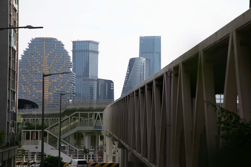 澳門在疫前靠賭場貴賓廳支持賭業,目前貴賓廳陸續倒閉,賭業難以復蘇。(張仕仁攝)