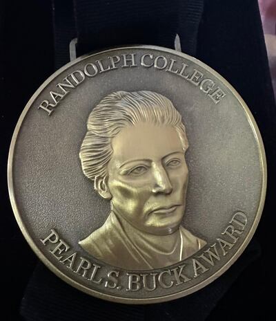 Jetsun Pema receive the Pearl S. Buck Award (1).JPG