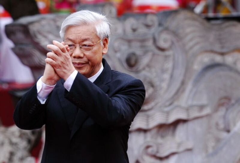 Tổng bí thư đảng cộng sản Việt Nam, ông Nguyễn Phú Trọng, ảnh minh họa chụp trước đây.