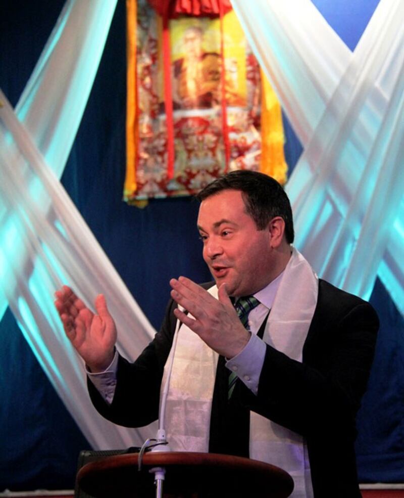 图片：杰森.肯尼部长致辞 （独家提供/锡红）