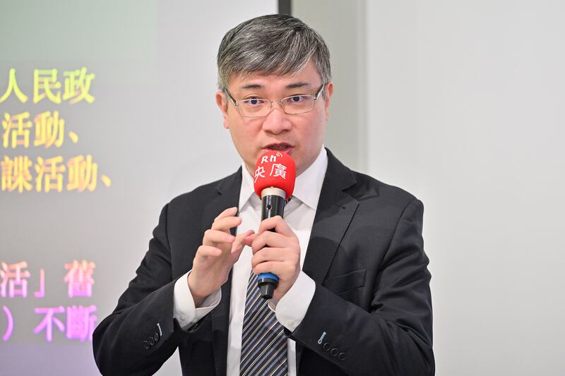 台灣香港協會理事長桑普指，中共將以更狡猾方式操弄台灣明年總統大選。（鍾廣政攝）