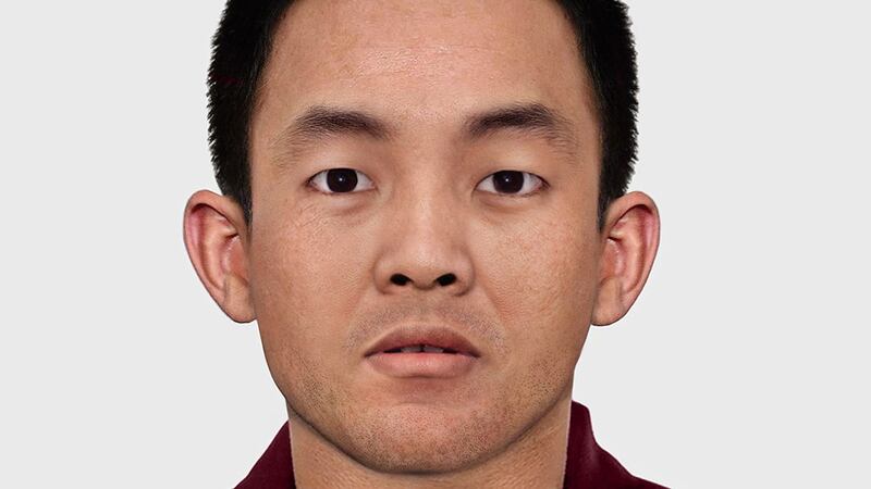 A reconstructed image of how the Panchen Lama might look at the age of 30. Credit: ITN