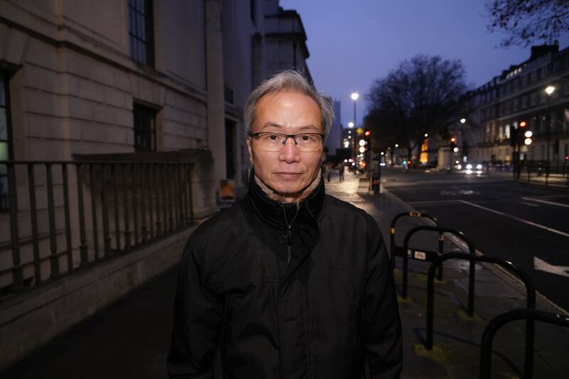 港人組織Victoria Harbor Group行政總裁高廣垣表示，海外港人要堅持發聲。（石頭 攝）