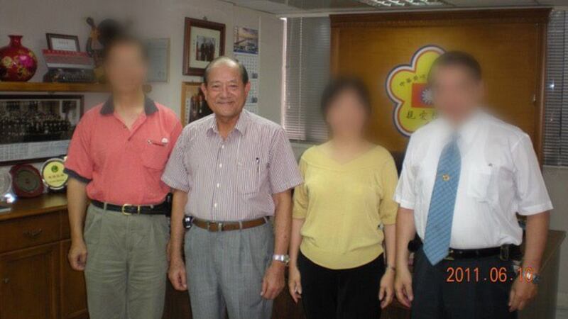 退役陆军中将罗文山出席黄埔四海同心会活动。(截图自黄埔四海同心会Facebook)