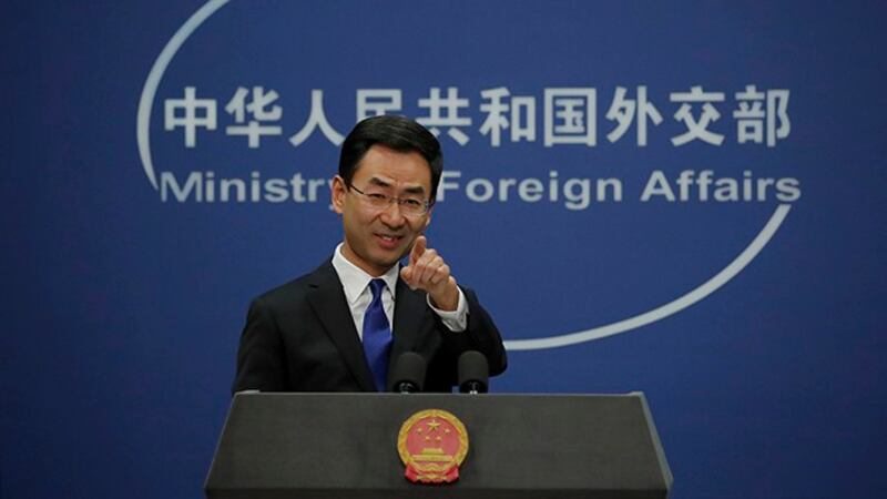 中国外交部前发言人耿爽（美联社）