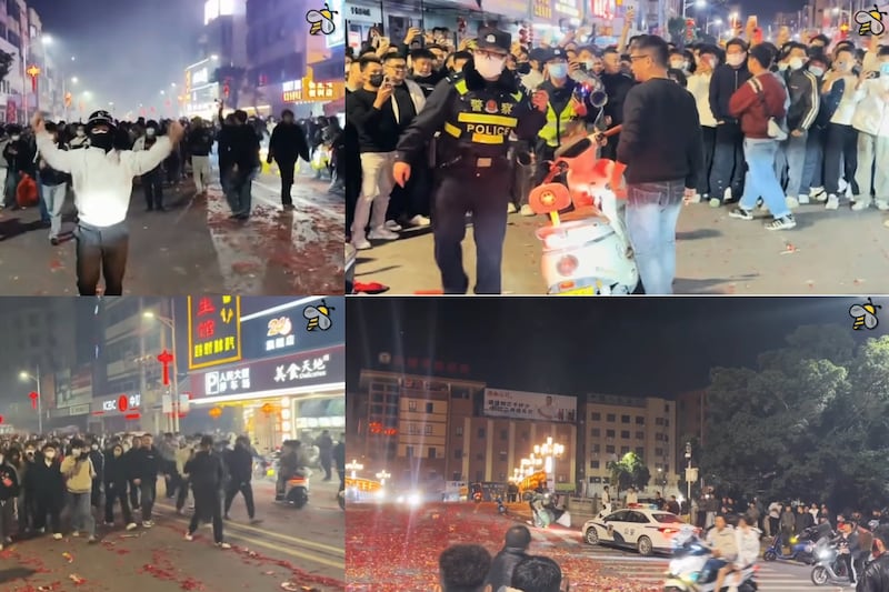 广东陆丰游神禁炮引发千人抗议