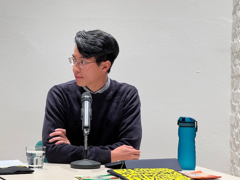 「自由香港」聯合創辦人、報告主筆之一的黃台仰。(吳亦桐提供)