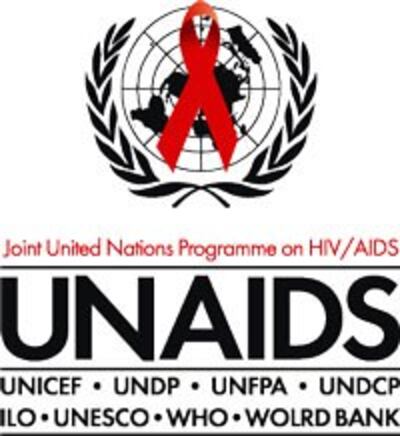 Logo của UNAIDS Cơ Quan Phòng Chống AIDS Liên Hiệp Quốc. unaids.org