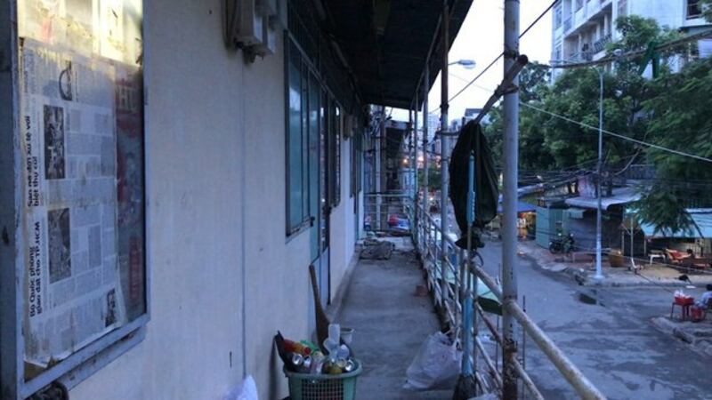 Khu tạm cư của người dân Thủ Thiêm.