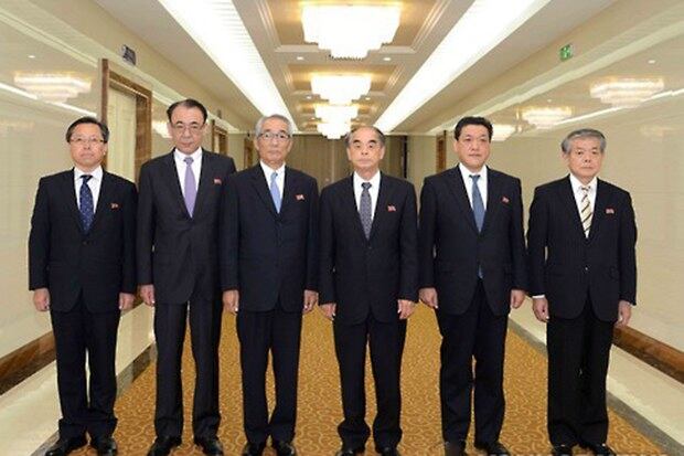 북한 조선중앙통신은 부영욱 총련 오사카부 본부 위원장을 단장으로 하는 노동당 제7차 대회 경축 재일본조선인축하단이 지난달 30일 평양에 도착했다고 1일 보도했다. 