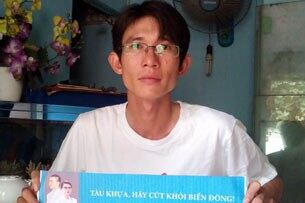 Anh Đinh Nhật Uy, ảnh chụp tại nhà riêng trước đây.