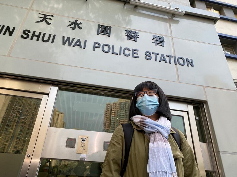 「12港人關注組」成員、大律師鄒幸彤:對港警整日的遣返安排「深感失望」。(劉少風攝)