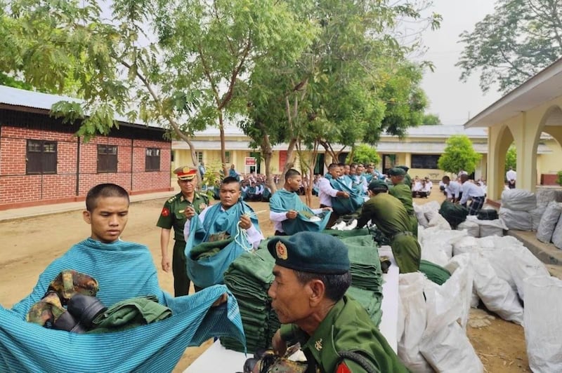 New recruits from Military Service Training Batch No. 24 upon completing their training in April 2026.