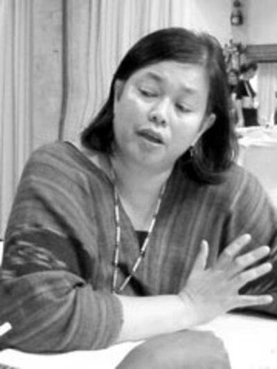 Bà Debbie Stohard thuộc tổ chức Diễn Đàn Nhân Dân ASEAN