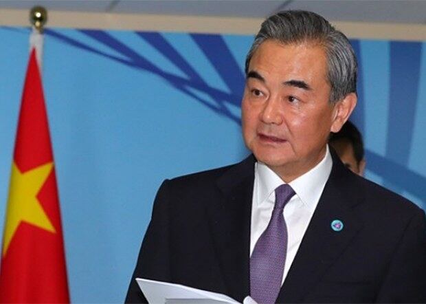 왕이(王毅) 중국 외교부장.