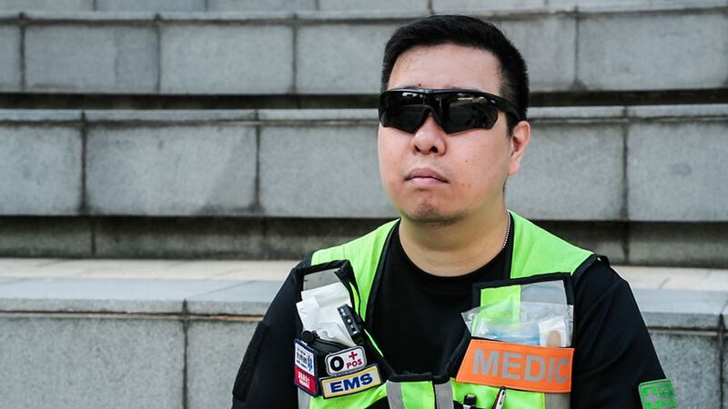 Balian認為溝通是這場「反送中」運動的核心。(張展豪 攝)