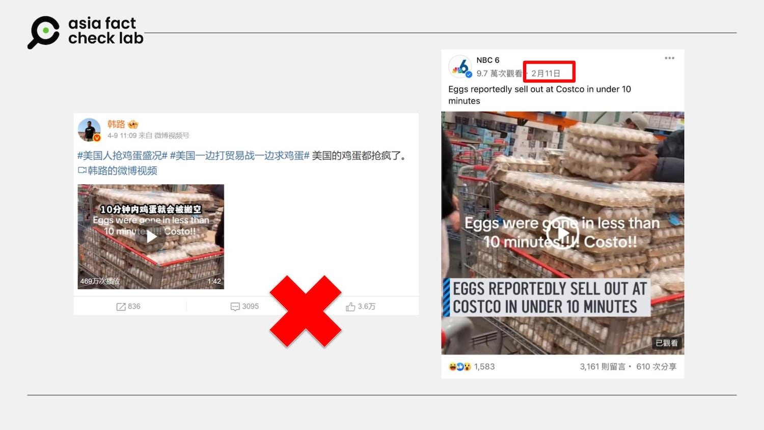 Some Chinese social media users claim that this video shows American consumers were panic buying after the U.S. President Donald Trump announced “reciprocal tariffs” in early April.
