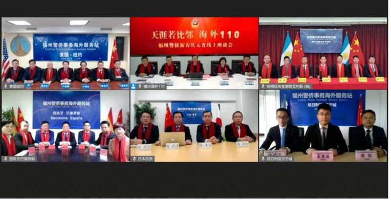 国际非政府组织“保护卫士”九月公布中国在21国设置54个海外110警务站，被质疑进行劝返、胁迫中国人返国，涉及侵害他国主权、长臂管辖和跨国镇压等非法行为。（保护卫士提供）