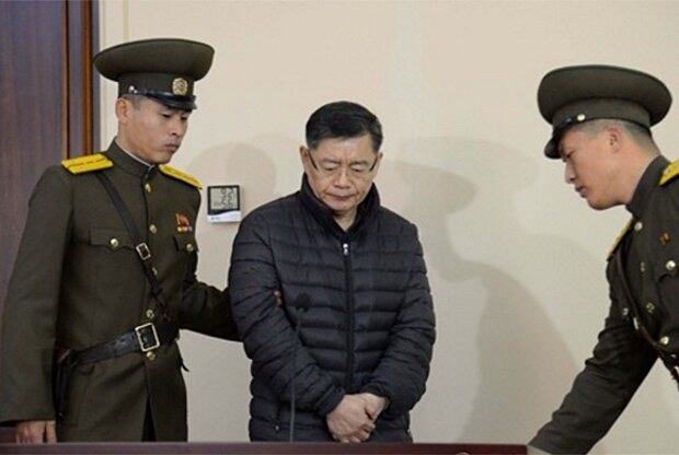 9일 북한 중앙재판소로부터 병보석 허가를 받은 한국계 캐나다인 임현수 목사. 