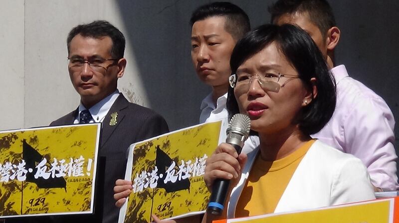民进党立委苏巧慧。（记者夏小华摄）