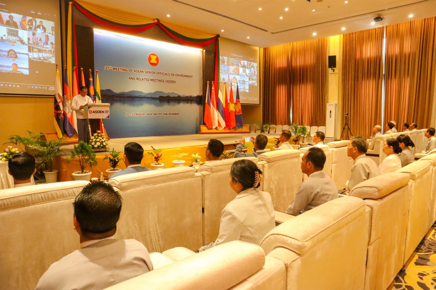ကန့်ကွက်မှုနောက်ပိုင်း စစ်တပ်ခန့်အစိုးရ အိမ်ရှင်လုပ်မယ့် ASOEN အစည်းအဝေး ပုံစံပြောင်း