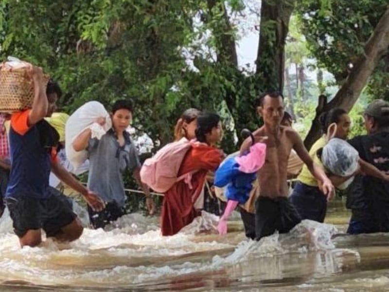 ရေကြီးမှုကြောင့် ၂၅ ဦးသေဆုံးပြီး ၈ ဦးပျောက်ဆုံးနေ