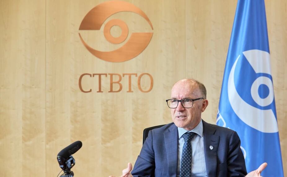 유엔 산하 포괄적핵실험금지조약기구(CTBTO)의 로버트 플로이드(Robert Floyd) 사무총장.