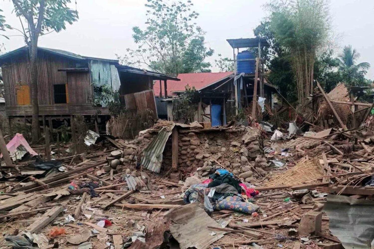 Fighting in Myanmar’s Sagaing region prompts thousands to flee to India border
