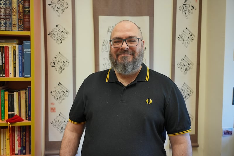 香港中文大學文化及宗教研究系副教授傅健士（James D. Frankel）指，「回教中國化」的過程難免存有衝突。（天機攝）