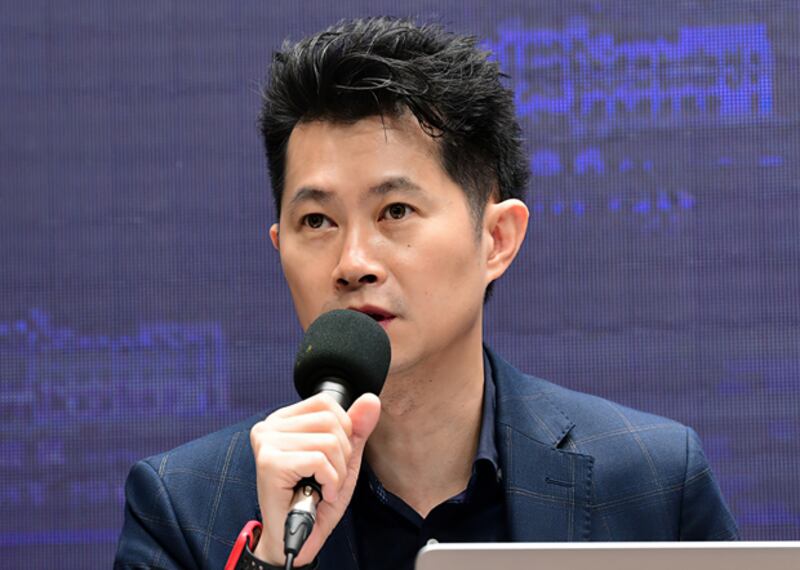 2020年6月19日，台灣行政院發言人丁怡銘：陸委會對求助港人進行個案處理，每種情況都有對應方式。（台灣行政院提供）