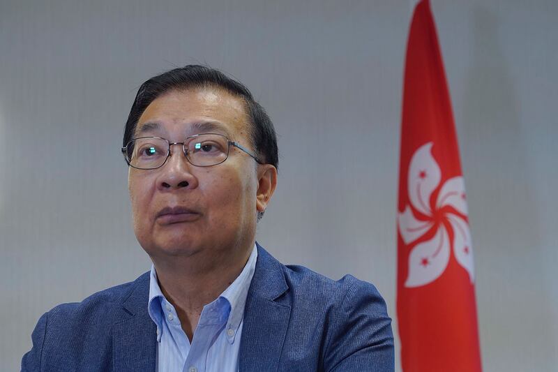 中国全国人大常委谭耀宗(美联社)