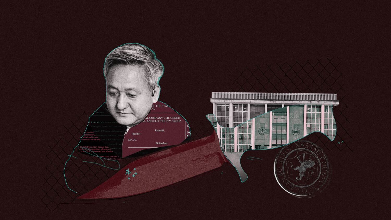 He escaped China. Harassment followed him to a New York courtroom