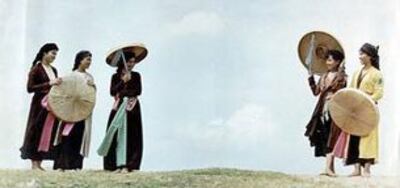 Ảnh các cô gái Quan Họ. Source Tung267