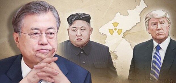 한반도 정세 고심하는 문재인 대통령.