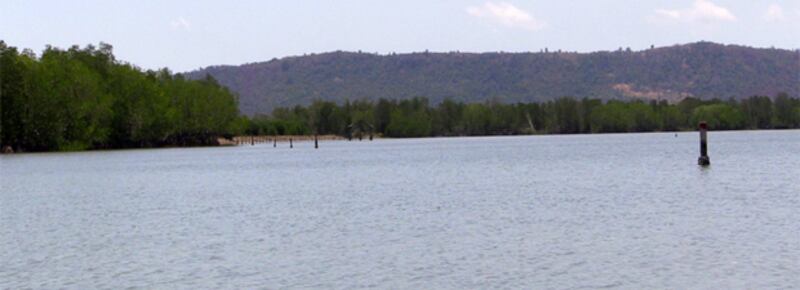 ផ្ទៃ​បឹង​កង្កែប ស្ថិត​ក្នុង​ឃុំ​រាម ស្រុក​ព្រៃនប់ ខេត្ត​ព្រះសីហនុ។ រូបថត​កាល​ពី​ថ្ងៃ​ទី​១២ ខែ​ឧសភា ឆ្នាំ​២០១៦ RFA/Den Ayuthyea