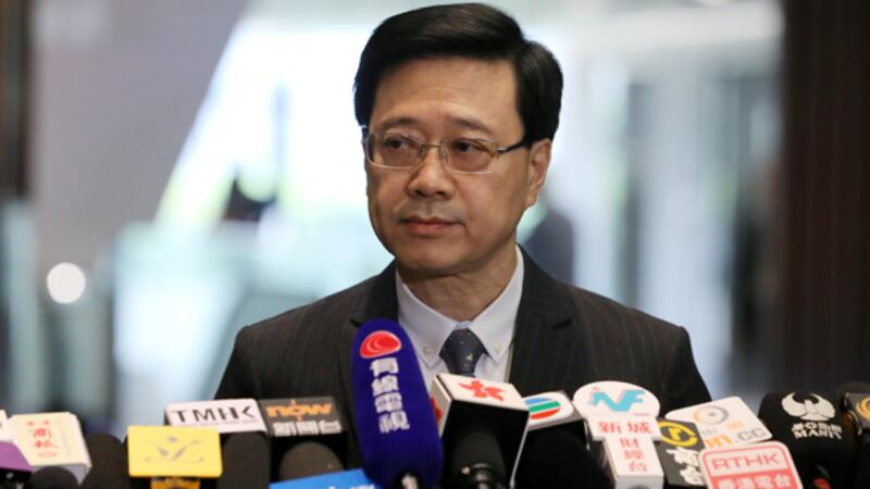 李家超稱教育界有「壞蘋果」。（路透社資料圖片） 