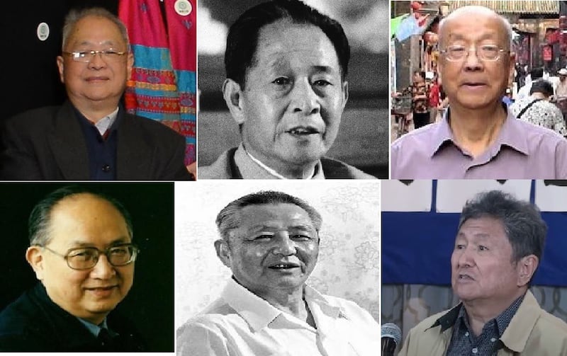上排左起:魏久明、胡耀邦、林牧;下排左起:周建南、习仲勋、阎淮。(注:此图人物中缺本文提及的张哲民)网络图片
