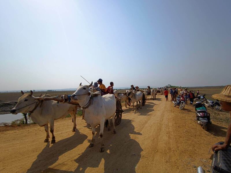 စစ်ကိုင်းတိုင်း၊ စစ်ကိုင်းမြို့နယ်၊ ပဒူတိုက်နယ်မှ စစ်ဘေးဒုက္ခသည်များအား ၂၀၂၃ ခုနှစ် မေလ ၁၉ ရက်နေ့က တွေ့ရစဉ်။ (Photo: Citizen Journalist)