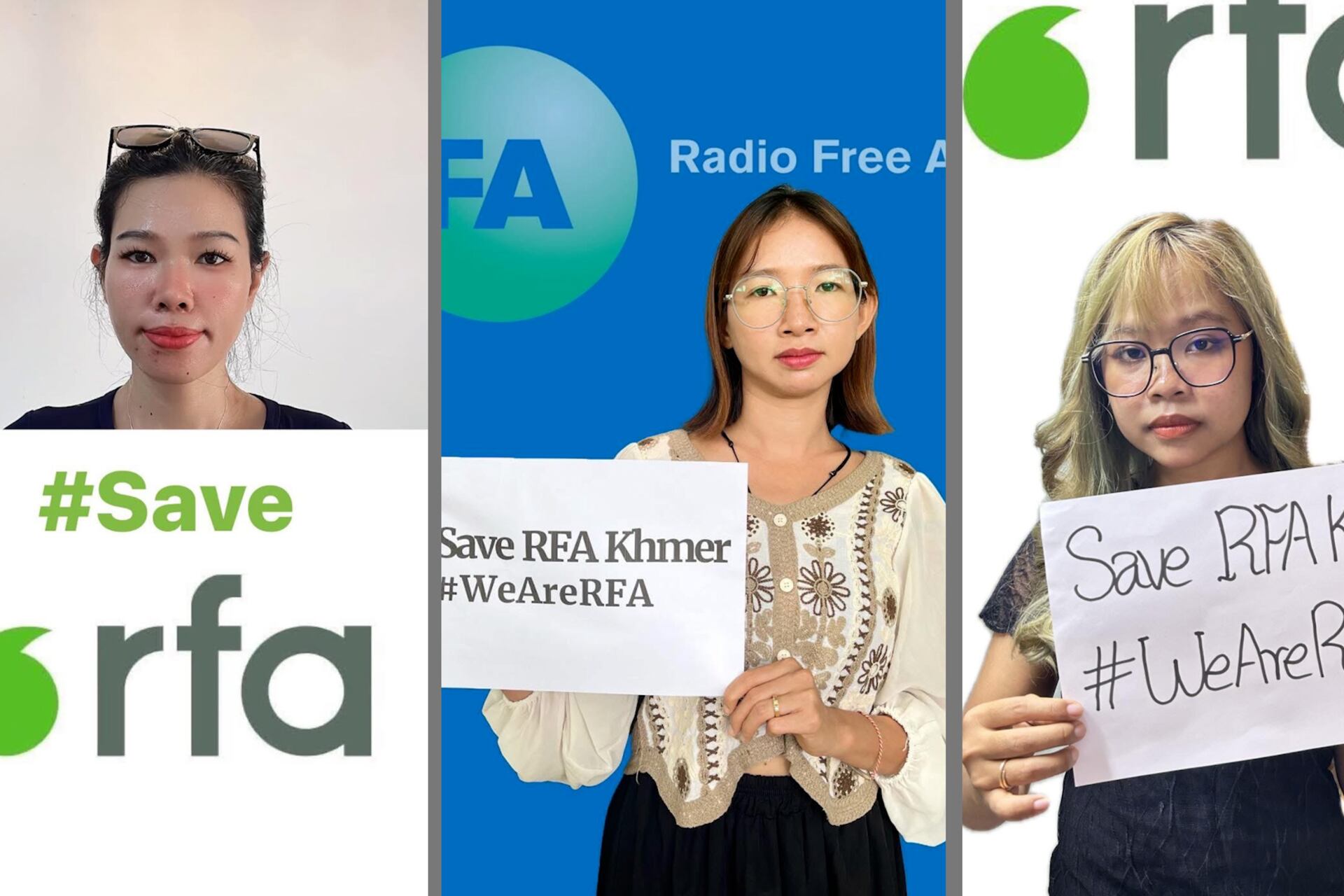 Audiences comment on Facebook over RFA Khmer closing.