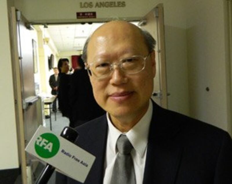 图片： 台北驻洛杉矶经文处处长龚中诚。 （记者萧融拍摄）