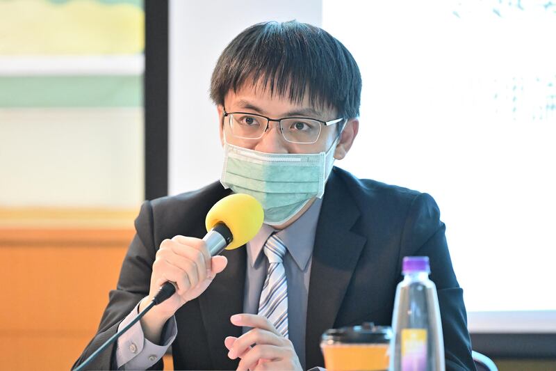 東吳大學政治系助理教授陳方隅：中國是否武力犯台很難預測台灣必須做好準備。（鍾廣政攝）