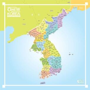 코리아 연합지도