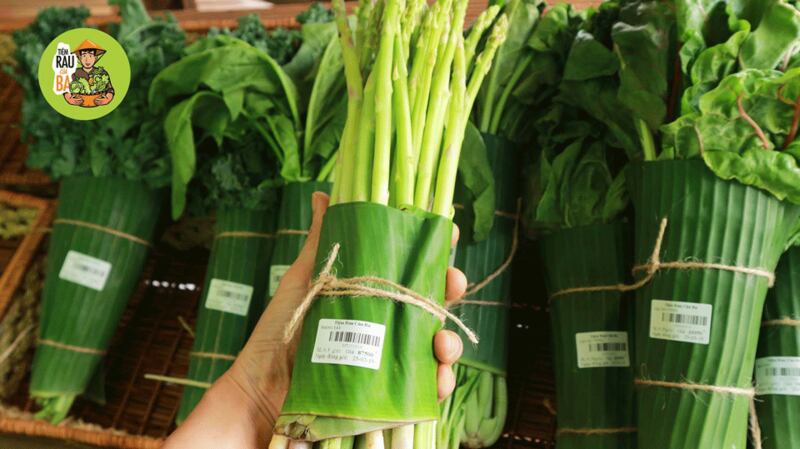 Thực phẩm nông sản tại Tiệm Rau Của Ba.