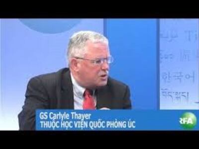 Giáo sư Carl Thayer, thuộc học viện Quốc phòng Úc trả lời phỏng vấn Đài RFA