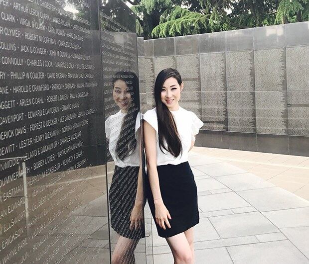 4월 27일부터 미국의 한국전 참전용사를 만나기 위해 90일 동안 50개 주 방문 여정을 시작하는 한나 김씨.