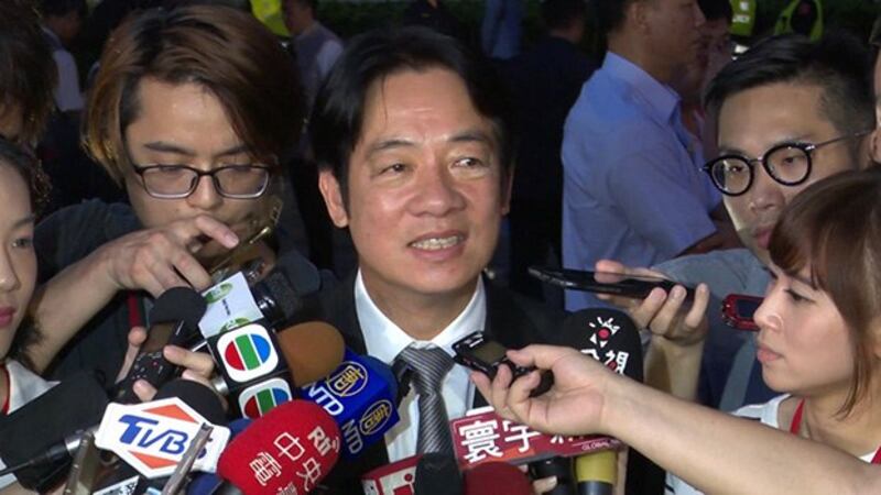 台湾前阁揆赖清德出席六四三十周年晚会（记者李宗翰摄）