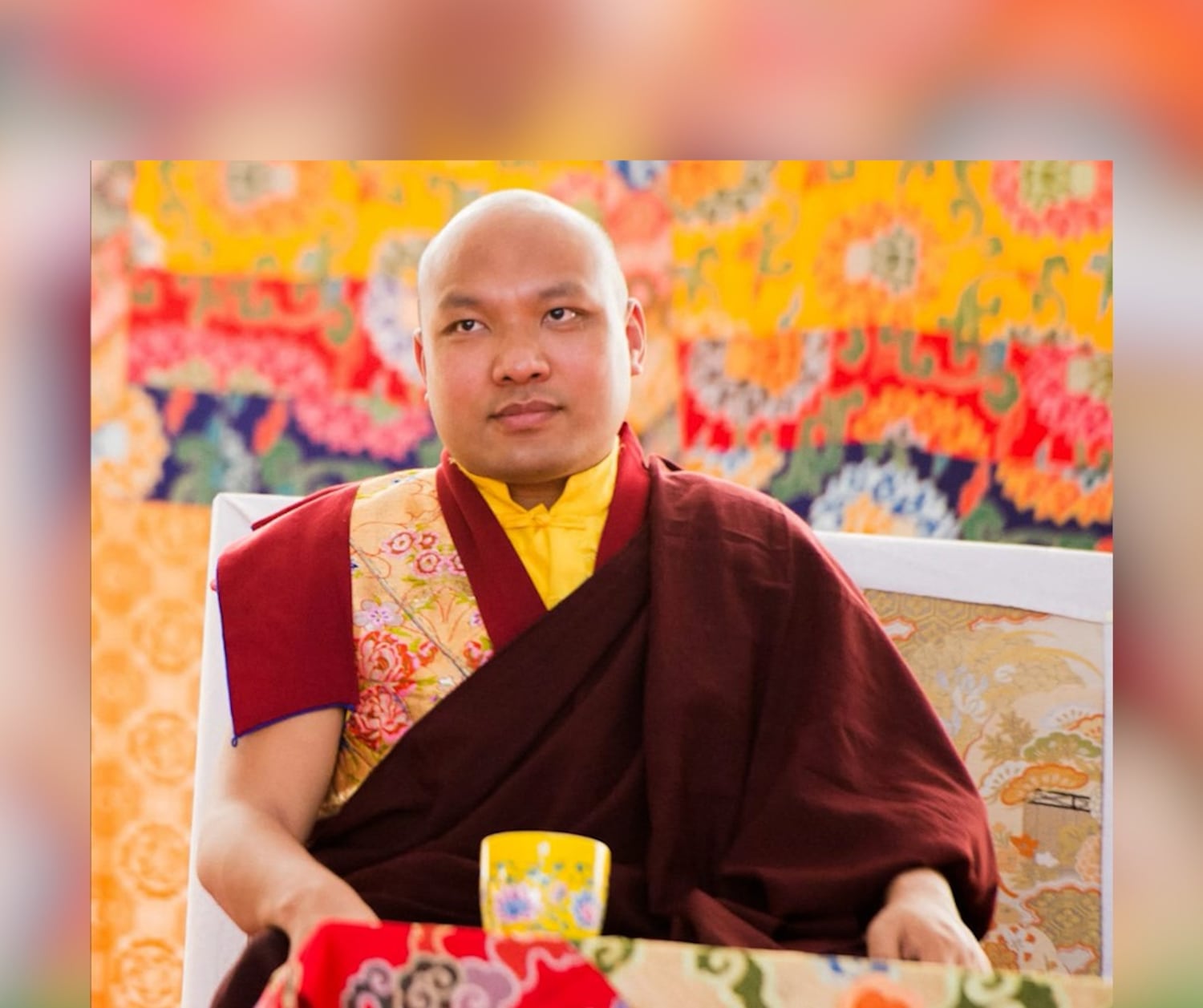 དཔལ་༧རྒྱལ་དབང་ཀརྨ་པ་ཨོ་རྒྱན་འཕྲིན་ལས་རྡོ་རྗེ་མཆོག་འབྲུག་ཡུལ་དུ་ཆིབས་བསྒྱུར།