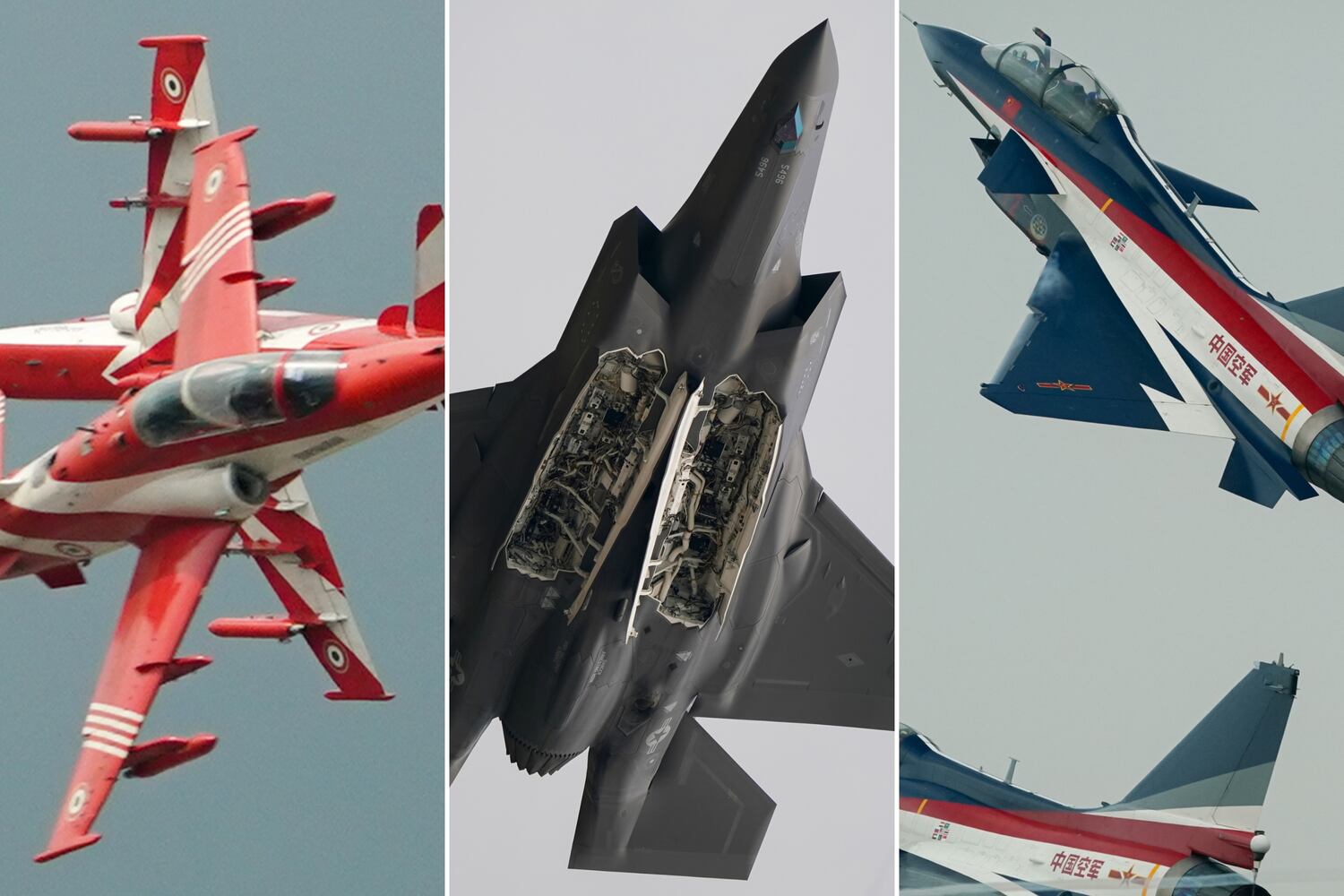 PHOTOS: Chinese, US and Indian jets take to the skies at international air show