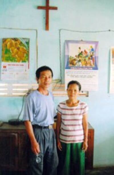 Vợ chồng ông Phan Ngọc Tuấn. Photo courtesy of danlambao 